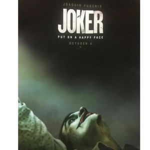 Joker 27x40 double sided movie poster Theatrical Origin gaga 2-Sided